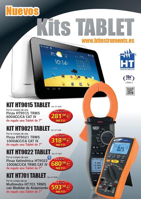 Promocion Ht tablet + pinza